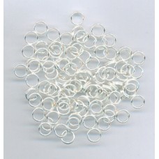 5mm Split Rings Silver