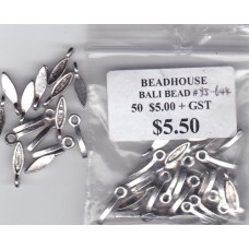 BALI BEAD TEARDROP 3MM X14MM