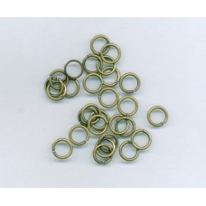 6mm Brass Ox Jumprings