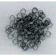 6mm Split Rings Black Nickle
