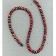 Rainbow Malachite 6mm Rondells