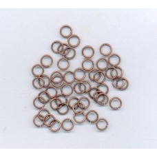 6mm Copper Ox Jumprings