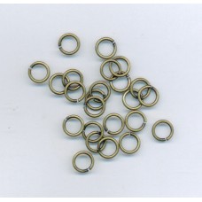 7mm Brass Ox Jumprings