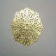 Gold Plated Laser cut 8end Circled Star