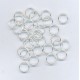 8mm Silver Jumprings
