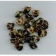 Czech Tortoise Shell Wave Bead