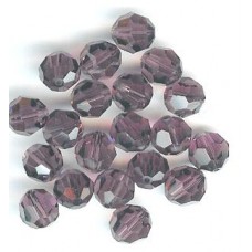 8mm Swarovski Round Amethyst