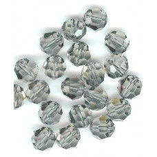 8mm Swarovski Round Black Diamond