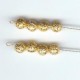 8mm Gold Filigree Balls 