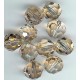 8mm Swarovski Round Golden Shadow
