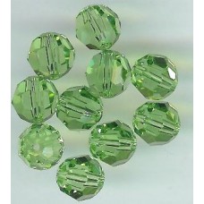 8mm Swarovski Round Peridot