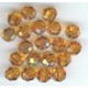 8mm Swarovski Round Topaz AB