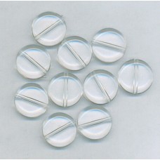 Clear Acrylic Disc Beads