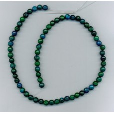 Azurite Chrysocolla 6mm Rounds