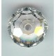 12mm Swarovski Briolette Silver Shade