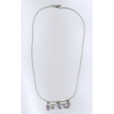 *SPECIAL* Fine Necklace with Purple Beads