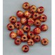 Balinese Wooden Beads Red Round