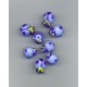 Indian Lampwork Beads Blue Bugs