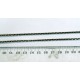 Brass Based Diamond-Cut Trace Chain with Black Coating