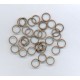 8mm Copper Ox Jumprings