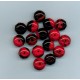 Czech Red & Black Briolette
