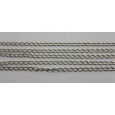 Fine Curb Chain Silver Ox