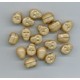 Czech Skulls Beige with Gold Detail