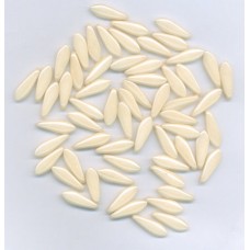 Czech Cream Spear Beads