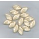 Czech Large Cream Twist Bead