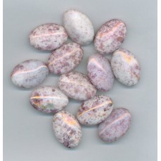 Czech Speckled Oval Beads