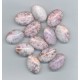 Czech Speckled Oval Beads