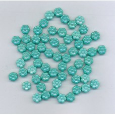 Czech Turquoise Daisies with AB