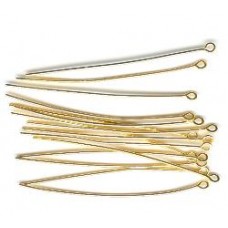 2 Inch Eyepins Gold