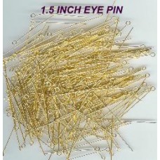 1.5 Inch Eyepins Gold