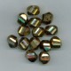 Czech Bronze Facetted Twist Bead