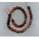 Fire Agate Facetted 10mm Rounds
