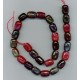 Fire Agate Facetted Barrels