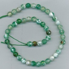 Fire Green Agate 8mm Round