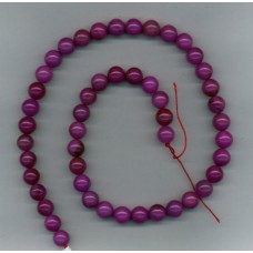 Flower Agate 8mm Rounds