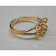 Ring Shank with Loops Gold