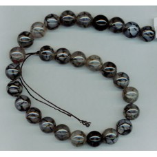 Grey Agate 14mm Rounds