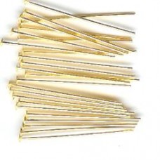 1 Inch Headpins Gold