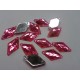 Facetted Flat Back Diamond Neon Pink