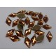 Facetted Flat Back Diamond Topaz