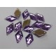Facetted Flat Back Diamond Violet