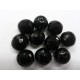Bohemian Glass 14mm Rounds in Black