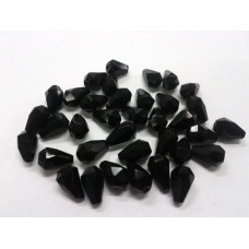 Bohemian Glass Teardrop Medium in Black
