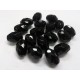 Bohemian Glass Black Oval