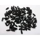 Bohemian Glass Black Spears Small