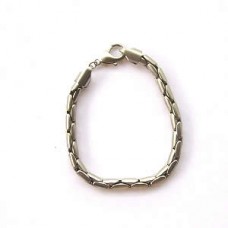 heavy round snake bracelet